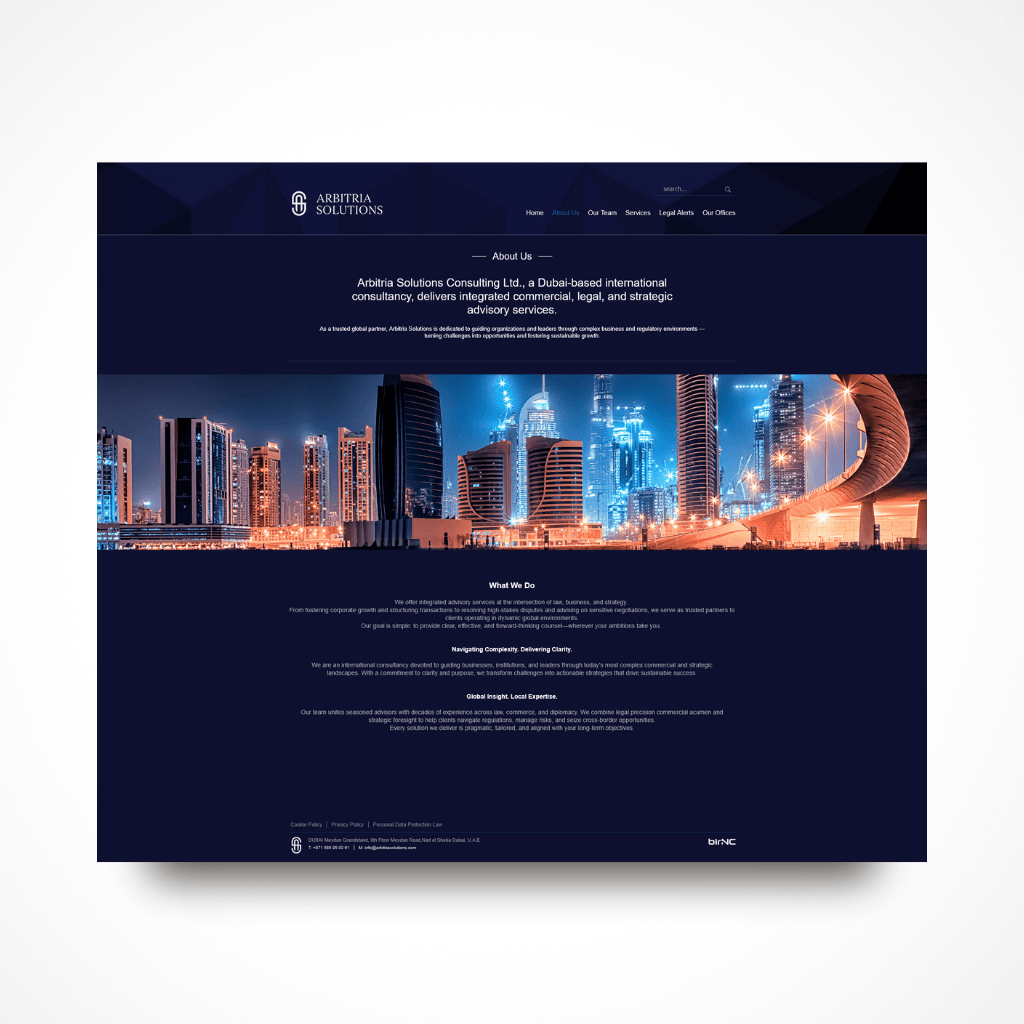 Arbitria Solutions Web Tasarım About Us
