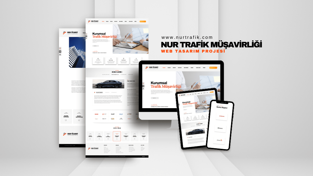 Nur Trafik Müşavirliği Web Tasarım Sunum Kapak