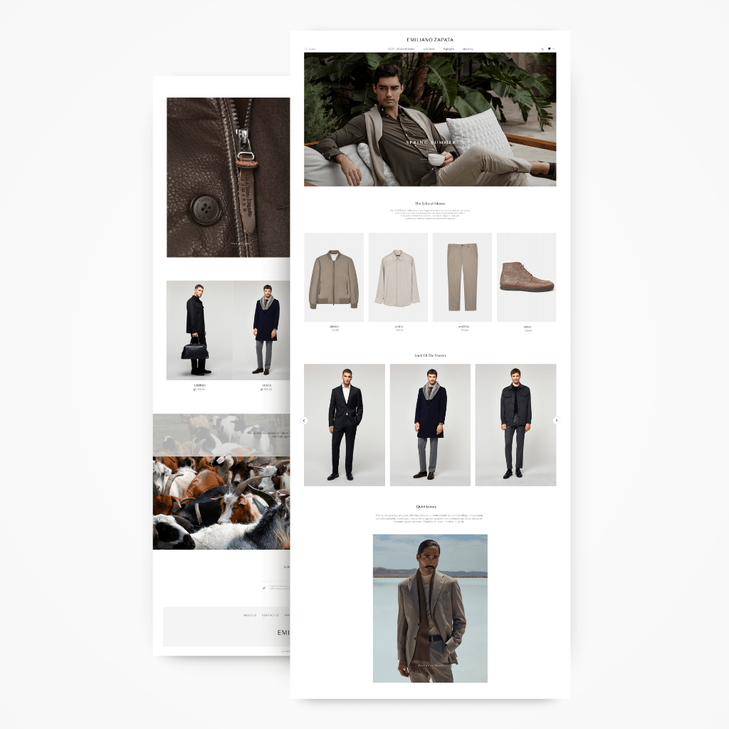Emiliano Zapata Anasayfa Web Tasarımı